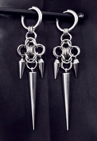 Image 4 of Earrings - Byzantine Star