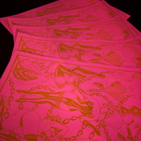 Image 5 of Ohh Errr Missus screen print glow in the dark