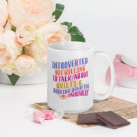Image 1 of Quilts and Patriarchy  15 oz mug 