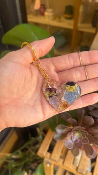 Image 2 of Flower Ash Keychain 