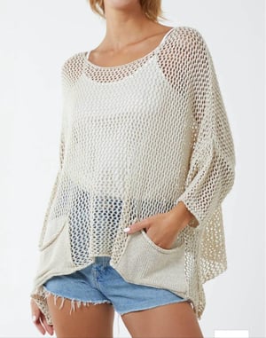 Image of Two Pocket Crochet Top