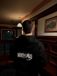 Image 2 of Zipped Hoodie - Black