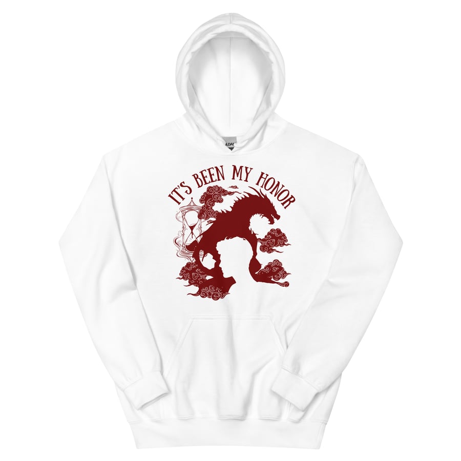 Image of Officially licensed fourth wing Liam it's been my honor Unisex Hoodie