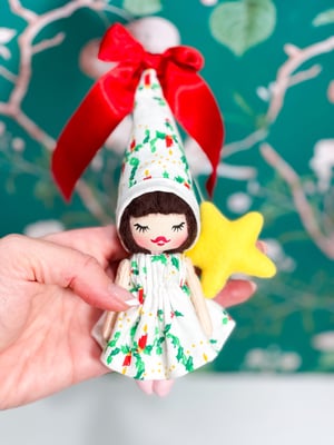 Image of ORNAMENT ELF ART DOLL #4