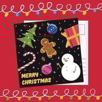 Image 1 of 🎁[Merry Night] Christmas Postcard