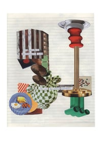 Image 2 of trinkets collage print