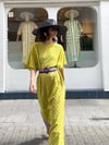 LIME LACE KAFTAN