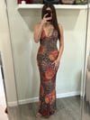cheetah maxi dress 