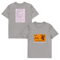 Image 11 of Unisex organic cotton t-shirt (get out of hell free card)