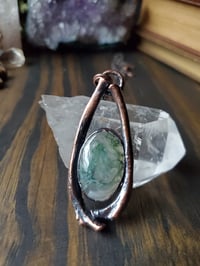 Image 1 of Moss Agate with Rib Bones #4