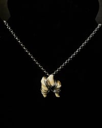 Image 2 of Wire Wrapped Cotoye Tooth Necklace