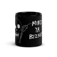 Image 1 of Mind Ya Bizness mug in black (Design #1)