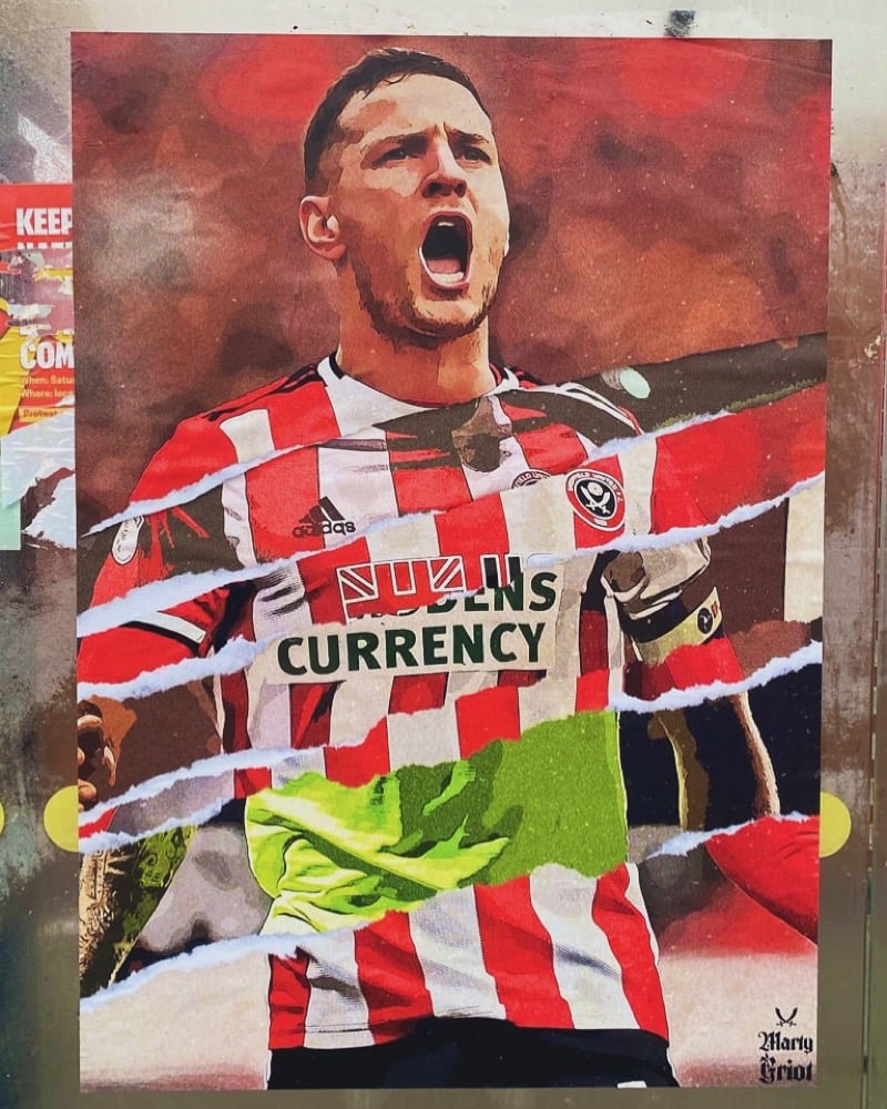 Billy Sharp Poster, Pennants & Metal Sign | Marty Griot