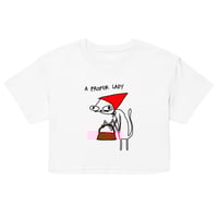 Image 6 of Women’s crop top ANGRY WOMEN 