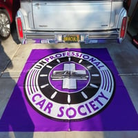 Image 2 of Unprofessional Car Society 5x5-foot Shop Banner