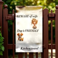 Beware kitchen towel