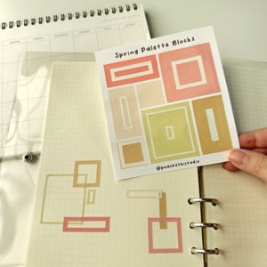 Image of Palette Block Sticker Sheets