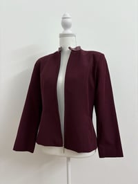 Image 2 of 00s Burgundy jacket // M 