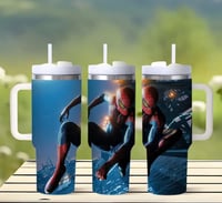 40oz Spider Man Insulated Tumbler