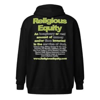 Image 1 of Religious Equity Unisex heavy blend zip hoodie