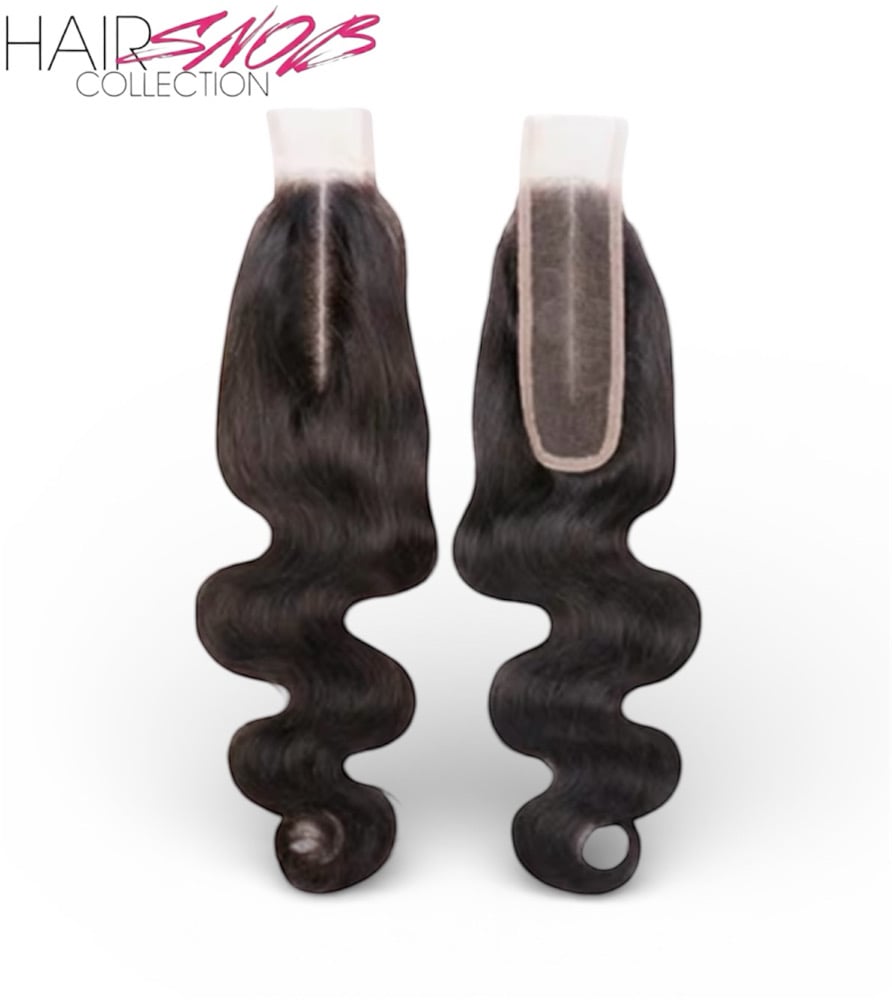 Image of Hair Snob Raw Body Wave 2”x 6” Body Wave HD Lace Closure
