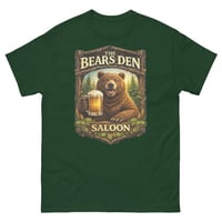 Image 5 of  Bear’s Den Saloon Unisex T-Shirt | Rustic Wilderness Bar Tee | Western Wildlife Saloon Shirt
