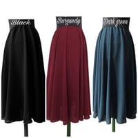 Image 1 of Opaque Rehearsal Circle Skirt