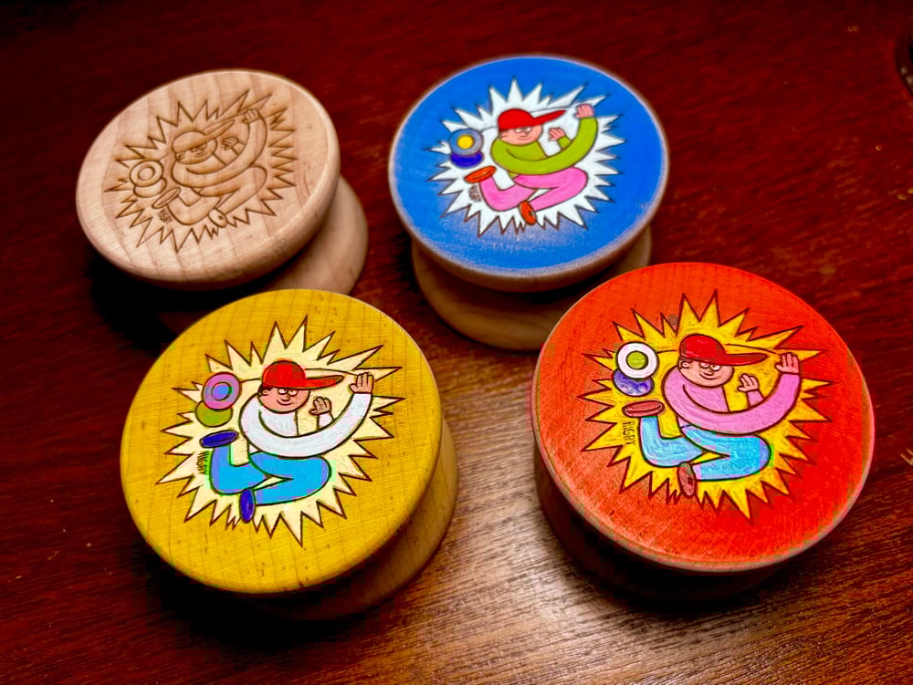 Image of Laser Engraved YoYoFactory Wood Maple Wing 2025