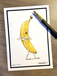 “Banana Split” - Ink Drawing (Original)