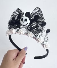 Image 2 of Halloween spooky Tiara crown party props hair accessories 