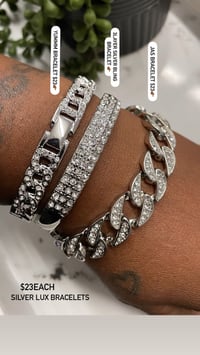 Silver LUX hard bangle1