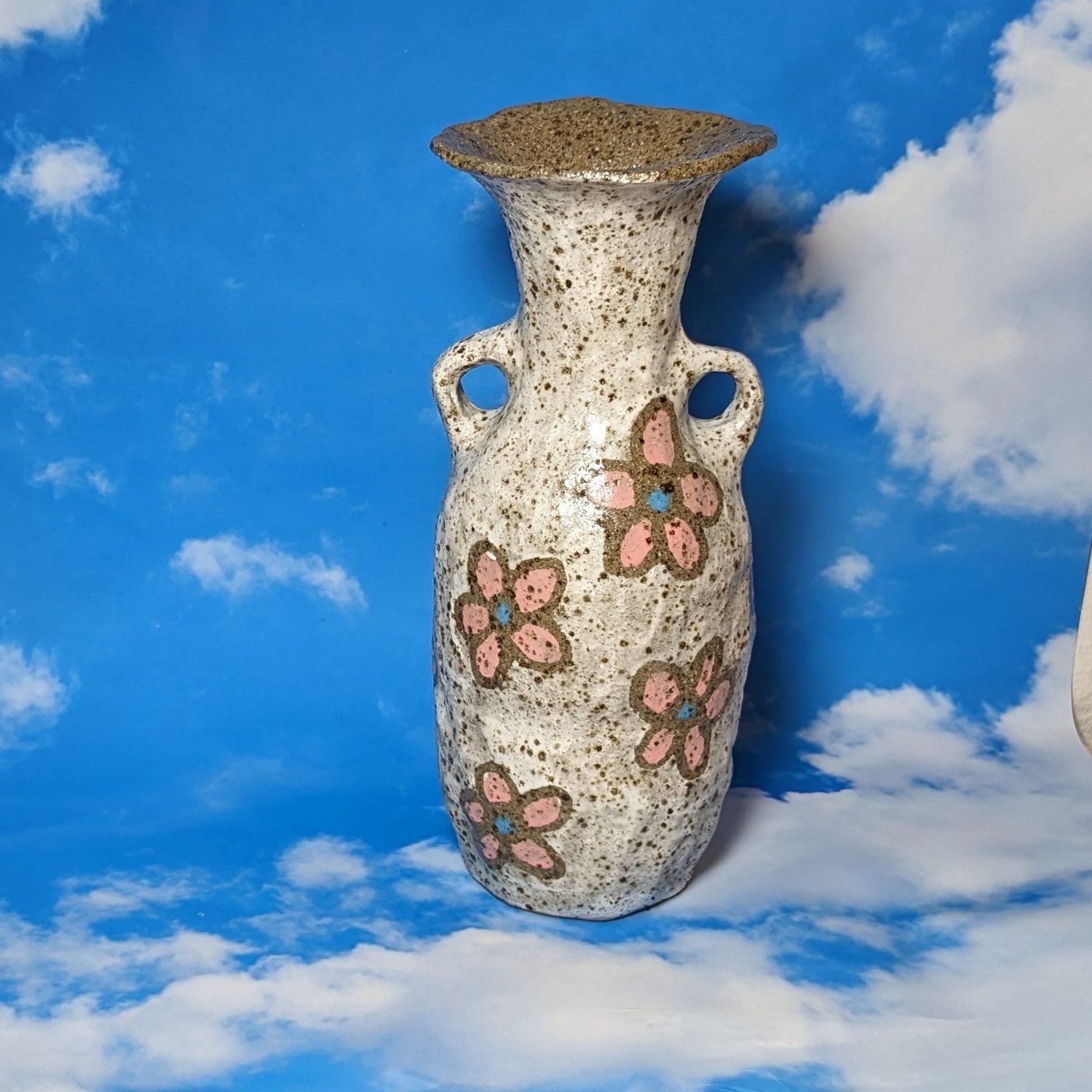 Image of XL white daisy vase
