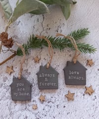 Image 5 of Love Clay Hangers (set of 3)