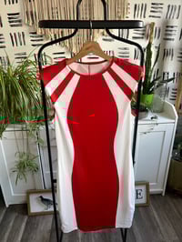 Image 1 of shoulder pad dress