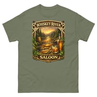 Image 6 of Whiskey River Saloon Unisex T-Shirt | Western Bar Graphic Tee | Rustic Cowboy Saloon Shirt