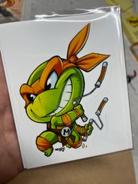 Image 5 of NEW TMNT CHIBI STICKER SET