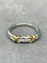 Image 2 of Diamond Kiss Ring