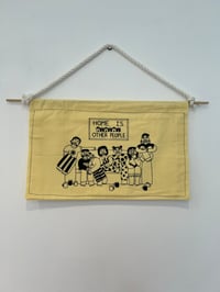 Image 1 of 1 COLOUR BANNER: HOME IS OTHER PEOPLE