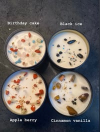 Small crystal candles 