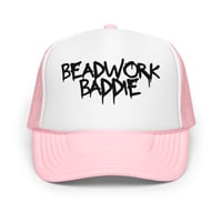 Image 11 of Baddie Foam trucker hat