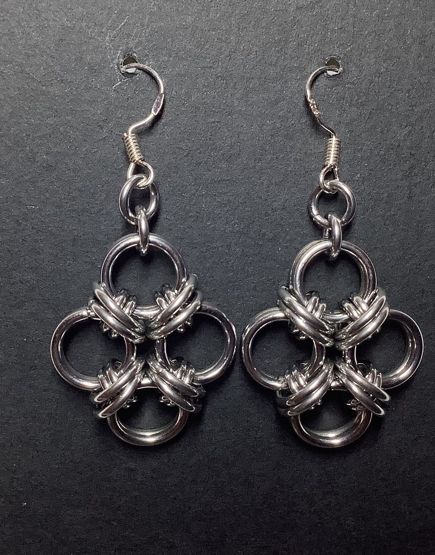 Orbit Loop Chainmaille Earrings