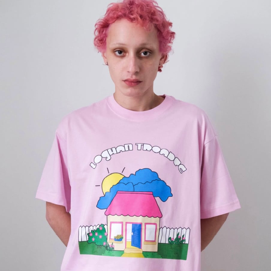 Image of  T-SHIRT « PETIT JARDIN » (ROSE)