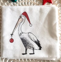 Image 1 of Pelican Christmas Tea Towel