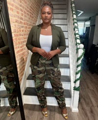 Image 3 of Olive Blazer (WORN)
