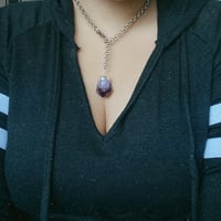 Image 4 of Amethyst Chain Necklace