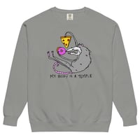 Image 8 of temple Unisex garment-dyed sweatshirt 