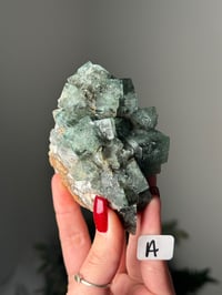 Image 3 of FAIRY HOLES POCKET CUBIC FLUORITE -LADY ANNABELLA MINE UK- A