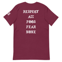 Image 4 of Respect All Foos Fear None OE Bold Unisex t-shirt