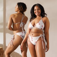 Image 2 of Cherry red string bikini
