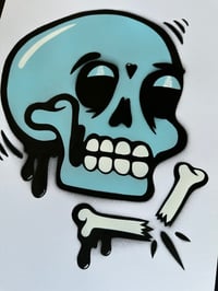 Image 3 of SkullTag BabyBlue